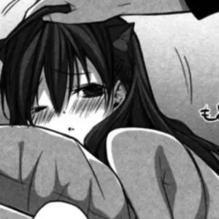 🎀 Anime, Kocie uszy, Dziewczyna, Manga, Kawaii, Słodkie whatsapp sticker