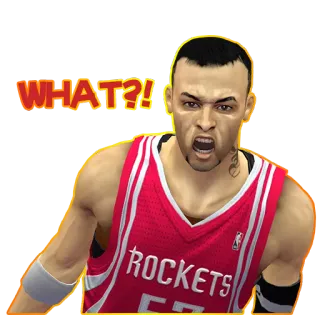 😡 WHAT?! Pallacanestro, Atleta, Sport, Partita telegram sticker