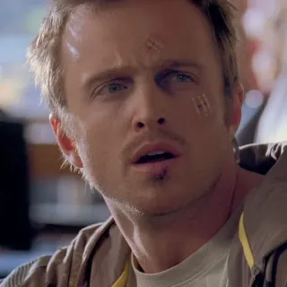 🧪 Jesse Pinkman Breaking Bad Jesse Pinkman, Breaking Bad, Aaron Paul, injury, drama, television telegram sticker