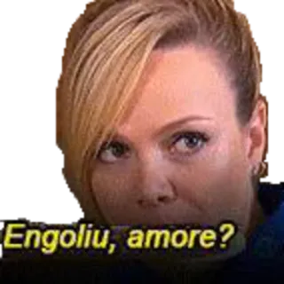 ❓ Engoliu, amore? telegram sticker
