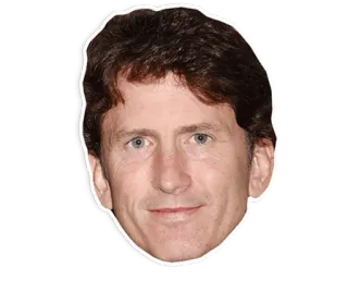 😏 Todd Howard Todd Howard, Bethesda, Desenvolvedor de jogos, Retrato, Pessoa, Rosto telegram sticker