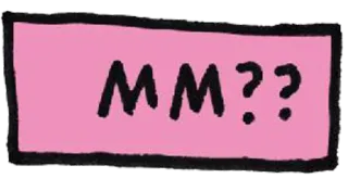 ⁉ MM?? whatsapp sticker
