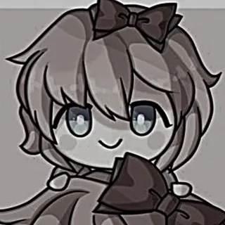 🍓 cartoon, anime, girl, ribbon, cute telegram sticker