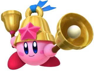 🛎 Kirby kirby, nintendo, dzwonek, gra wideo, postać telegram sticker