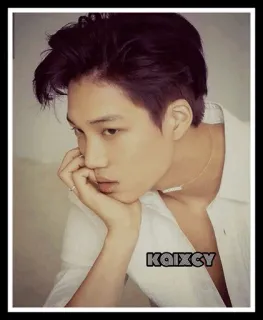 😒 kaixcy male, person, korean, idol, singer telegram sticker