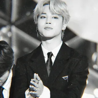 ⛓ Jimin kpop, 지민, bts, 가수, 아이돌, 흑백, 인물사진 telegram sticker