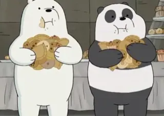 Bare bears✨🐼 telegram stickers