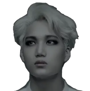 😢 retrato, persona, cara, k-pop, ídolo, celebridad whatsapp sticker