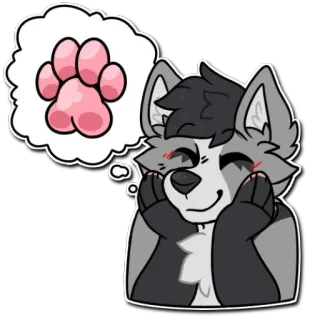 Minzstern's favorites paws — @stckrRobot telegram stickers