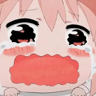 🐹 crying, sad, anime, girl, tears telegram sticker