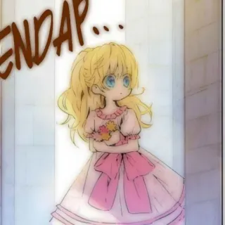 🎀 ENDAP... Cartoon, Mädchen, Süß, Kleid whatsapp sticker