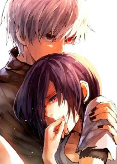 ❤️ Ken Kaneki Tokyo Ghoul anime, manga, ghoul, horror, fantasy telegram sticker