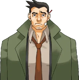 ACE ATTORNEY telegram stickers