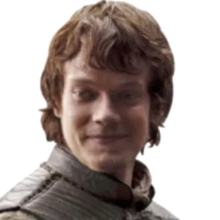 😊 Theon Greyjoy Game of Thrones game of thrones, theon greyjoy, personagem, série tv telegram sticker
