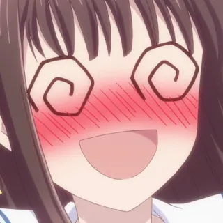 🎀 anime, cartoon, funny, dizzy, happy telegram sticker