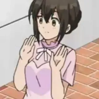😒 Anime, Garota, Personagem, Ilustração, Desenho animado telegram sticker