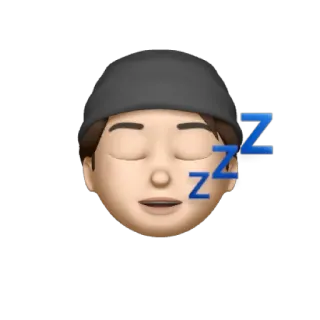🕷 ZZZ tidur, emoji, zzz, lelah, tertidur, topi whatsapp sticker