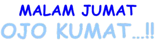 👍 MALAM JUMAT
OJO KUMAT...!! malam jumat, indonesian, humor, text telegram sticker