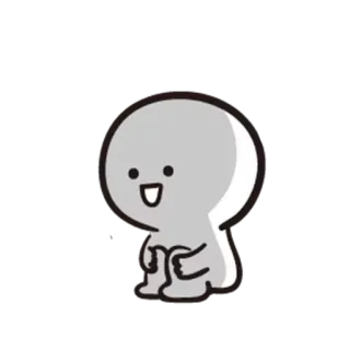 😭 Cartone animato, Personaggio, Carino, Emoji, Adesivo telegram sticker