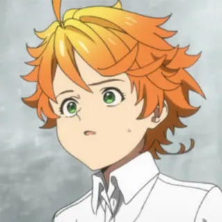 😲 Emma The Promised Neverland Anime, Manga, Emma, The Promised Neverland, Kartun, Karakter whatsapp sticker