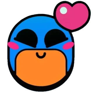 ❤️ Tala Brawl Stars, милый, мультфильм, видеоигра whatsapp sticker