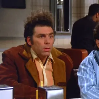 😯 Kramer Seinfeld Kramer, Seinfeld, Sitcom, Serie de TV, Comedia telegram sticker