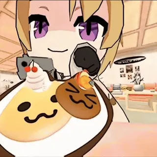 📀 Dibujo animado, Anime, Personaje, Mono, Kawaii, Postre telegram sticker