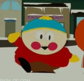 😄 Eric Cartman South Park 卡通, 喜剧, 电视剧, 搞笑, 动画, 恶搞 telegram sticker