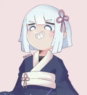 😁 アニメ, キャラクター, 可愛い, デジタルアート telegram sticker