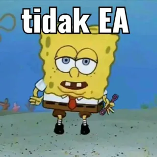 😐 SpongeBob SquarePants tidak EA telegram sticker