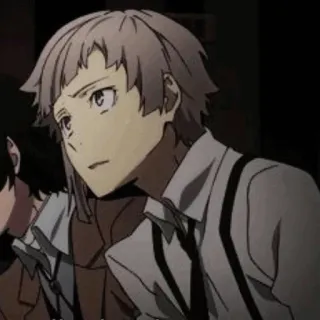 🗝 Atsushi Nakajima Bungou Stray Dogs 애니메이션, 아츠시 나카지마, 문호 스트레이독스, 캐릭터, 일본 애니 telegram sticker