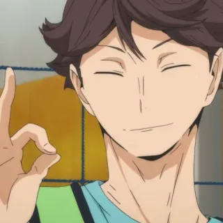 💗 Oikawa Tooru Haikyuu!! Anime, Personaggio, Haikyuu, Oikawa, Tooru telegram sticker