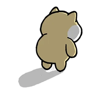 🙁 动物, 卡通, 可爱, 仓鼠, 宠物, 贴纸 whatsapp sticker