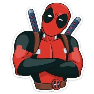 Дэдпул @stickernayaa whatsapp stickers