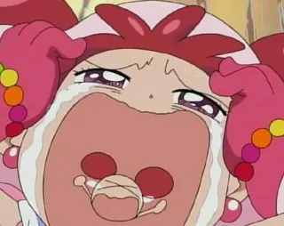 😭 crying, sad, anime, cartoon, emotional, upset telegram sticker