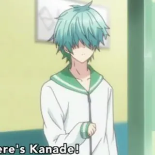 ⏱ Kanade Here's Kanade! anime, character, boy telegram sticker