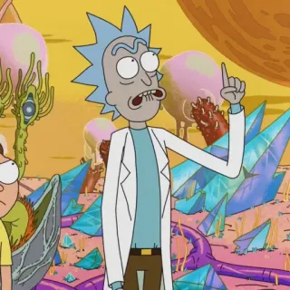 🛸 Rick Sanchez Rick and Morty Rick and Morty, Cartoon, Animation für Erwachsene, Science-Fiction, Rick Sanchez telegram sticker