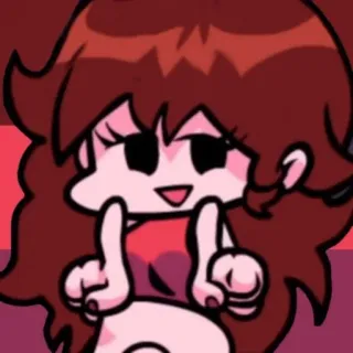 🍬 Girlfriend Friday Night Funkin' gra wideo, friday night funkin', dziewczyna, kreskówka, postać, taniec telegram sticker