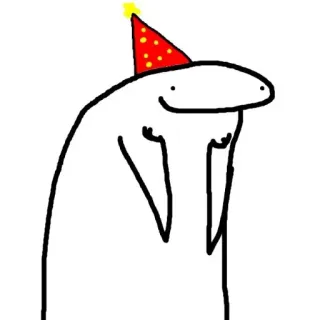🐣 Florkofcows, urodziny, impreza, naklejka, świętowanie, mem, śmieszne telegram sticker
