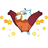 Beefy Eagle @TgEmodziBot telegram emojis 👋