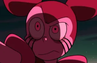 😡 Spinel Steven Universe cartoon, animation, tv show, pink, angry, character whatsapp sticker