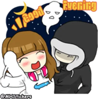@MHStickers Fanny & Danny Couple whatsapp stickers