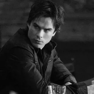 🕳 Damon Salvatore The Vampire Diaries damon salvatore, vampire diaries, ian somerhalder, vampier, tv serie, bovennatuurlijk telegram sticker