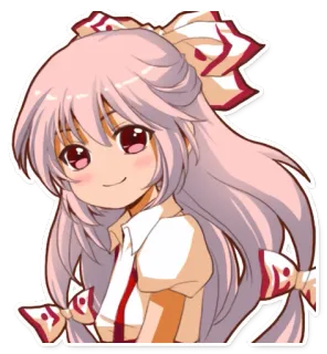😊 Аниме девушка, Мультфильм, Наклейка, Манга telegram sticker