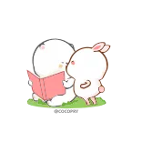 Peter and Molly😍- @MochaStickers telegram stickers