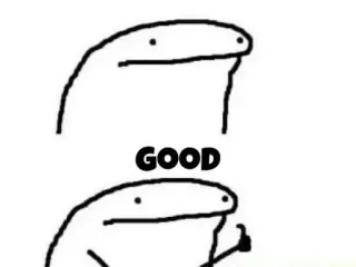 👍 GOOD Мем, Florkofcows, Палец вверх, Хорошо whatsapp sticker