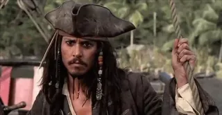 💗 Jack Sparrow Pirates of the Caribbean pirate, captain, caribbean, movie, character telegram sticker
