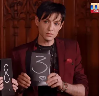 🌟 Alexander Sheps Battle of Psychics 3 Alexander Sheps, Battle of Psychics, psychic, rating, number three, medium, television show telegram sticker