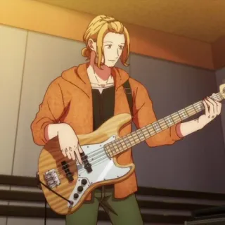 🍌 Anime, Gitarre, Musik, Musiker, Charakter telegram sticker