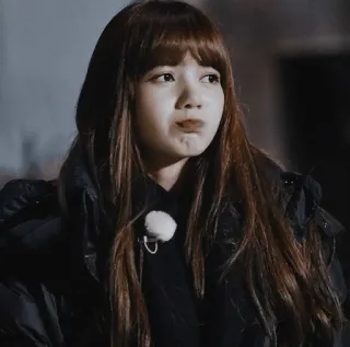 🙁 Lisa kpop, blackpink, lisa, chanteuse, idole, célébrité telegram sticker
